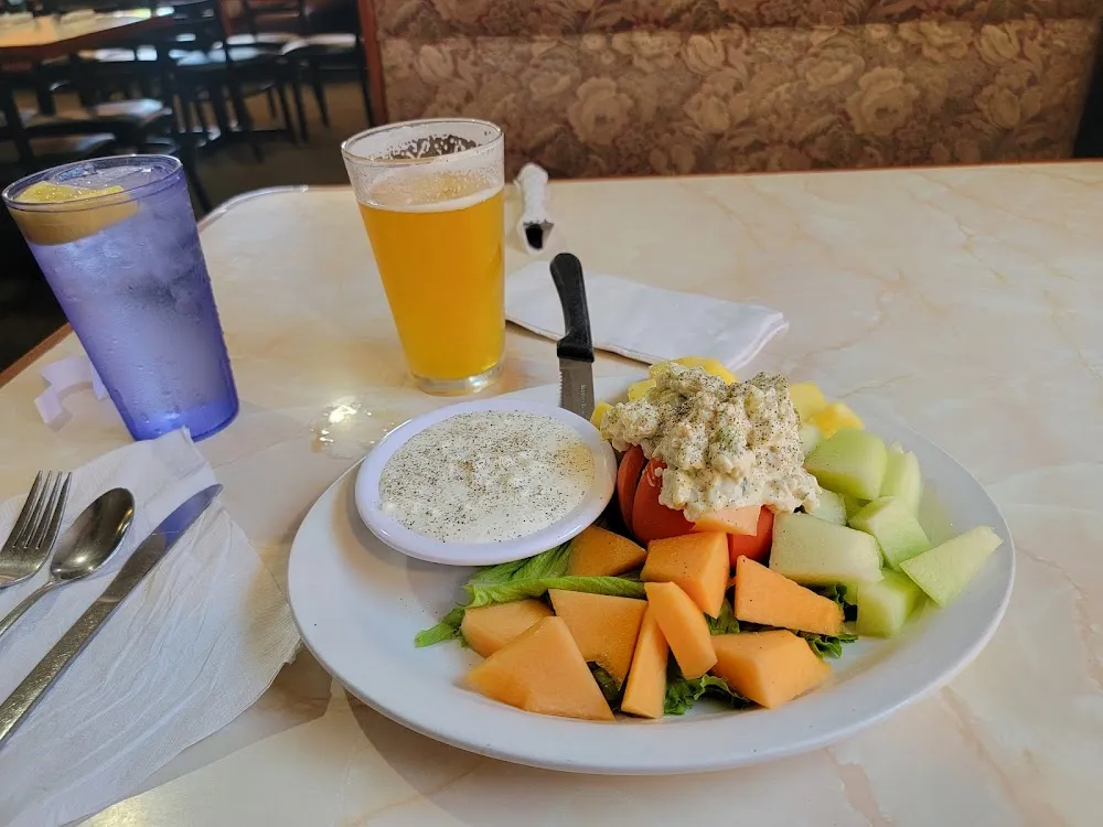 Stuffed Tomato with Chicken Salad